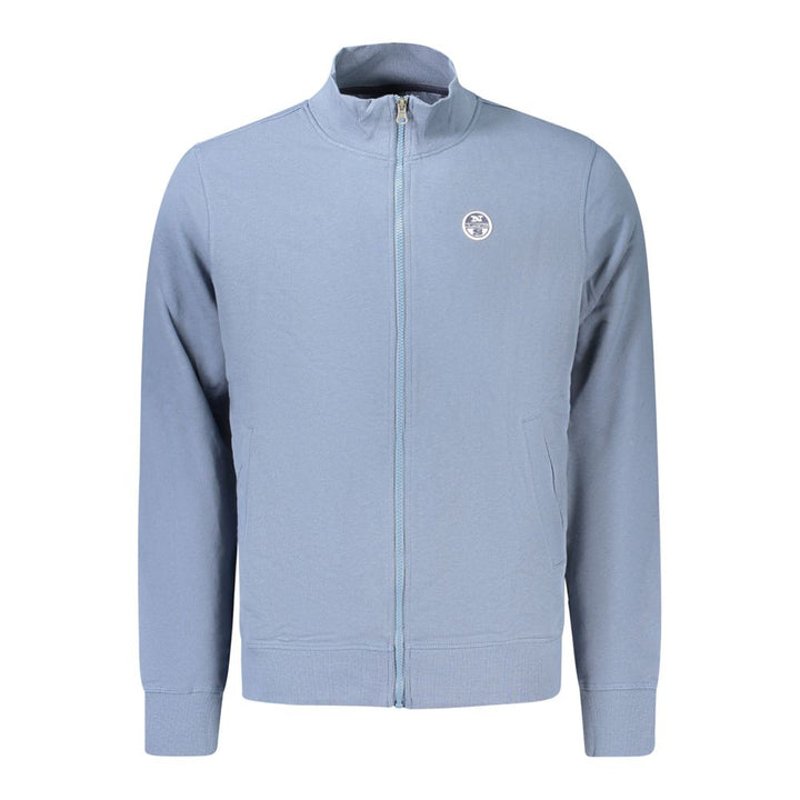 North Sails Blue Cotton Men's Sweatshirt