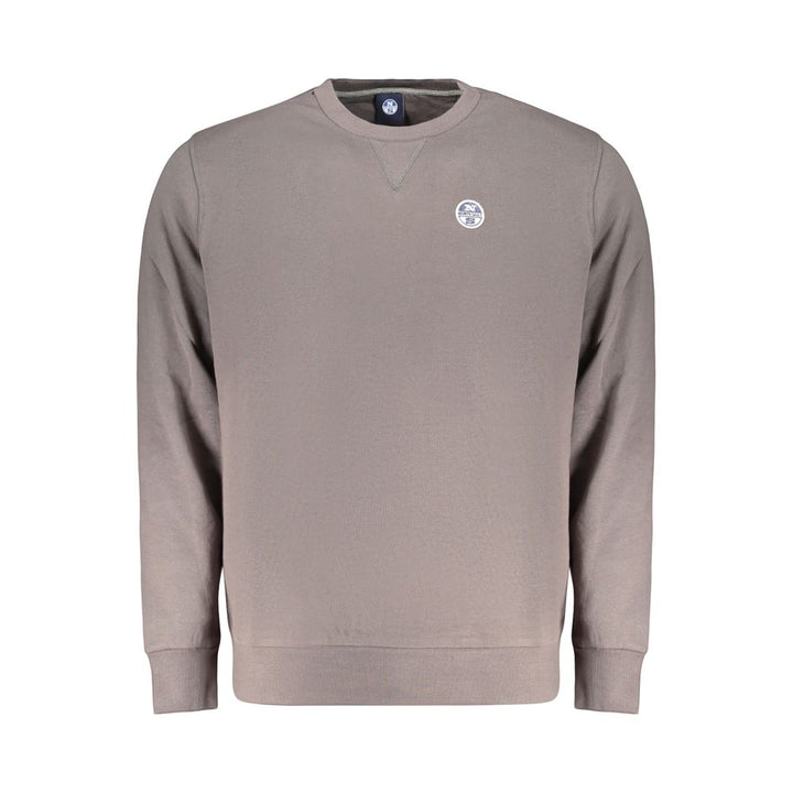 North Sails Gray Cotton Men's Sweatshirt