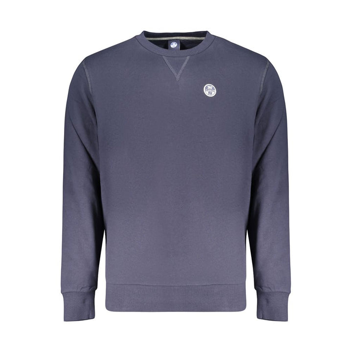 North Sails Blue Cotton Men's Sweatshirt