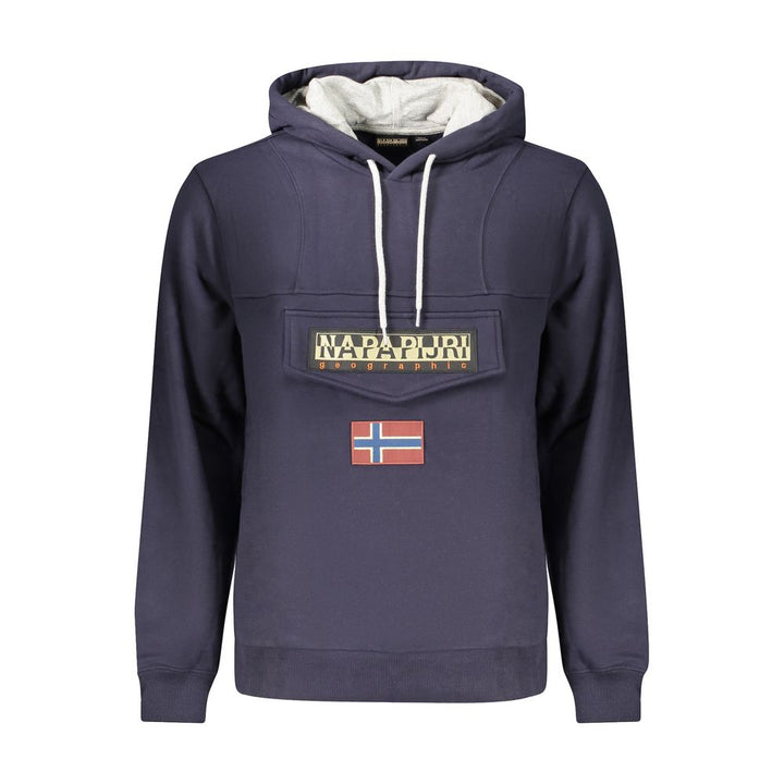 Napapijri Blue Cotton Mens Sweatshirt