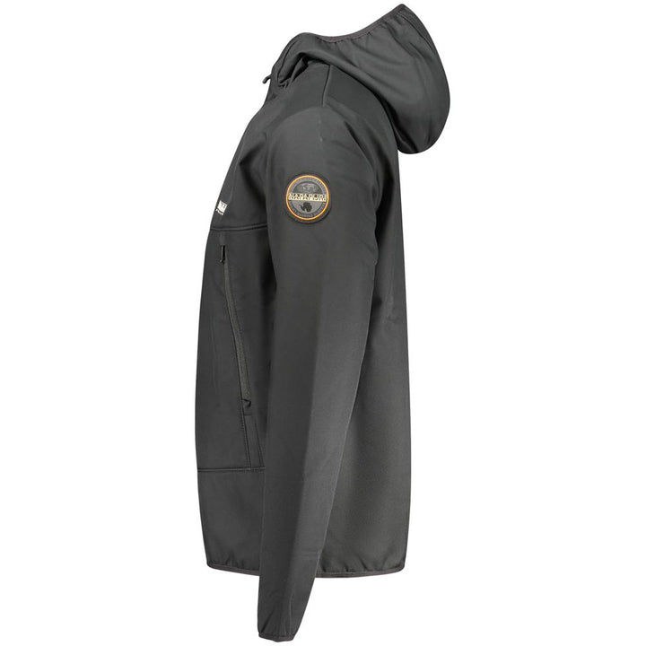 Napapijri Black Polyester Shell Jacket