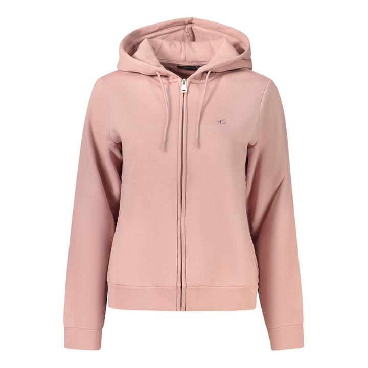 Napapijri Pink Cotton Sweatshirt