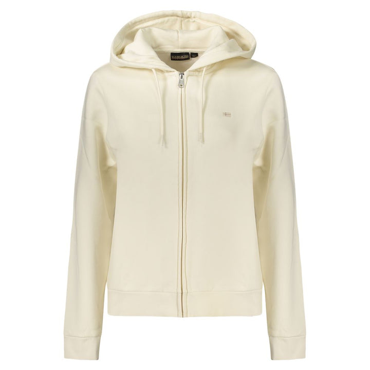 Napapijri White Cotton Sweatshirt