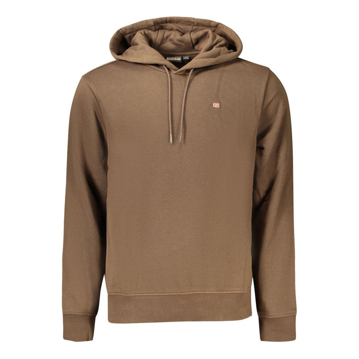 Napapijri Brown Cotton Sweatshirt
