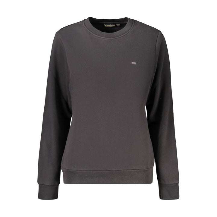 Napapijri Black Cotton Sweatshirt