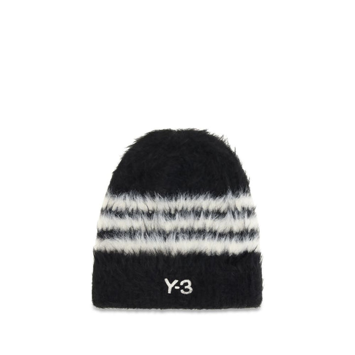 Y-3 Black Recycled Polyamide Beanie