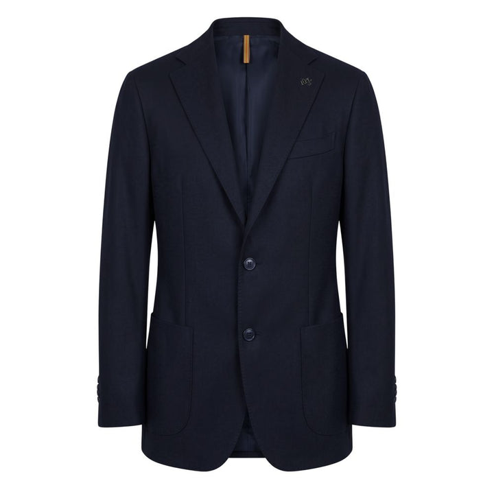 Roberto Pepe Luxury Blue Viscose Men Jacket