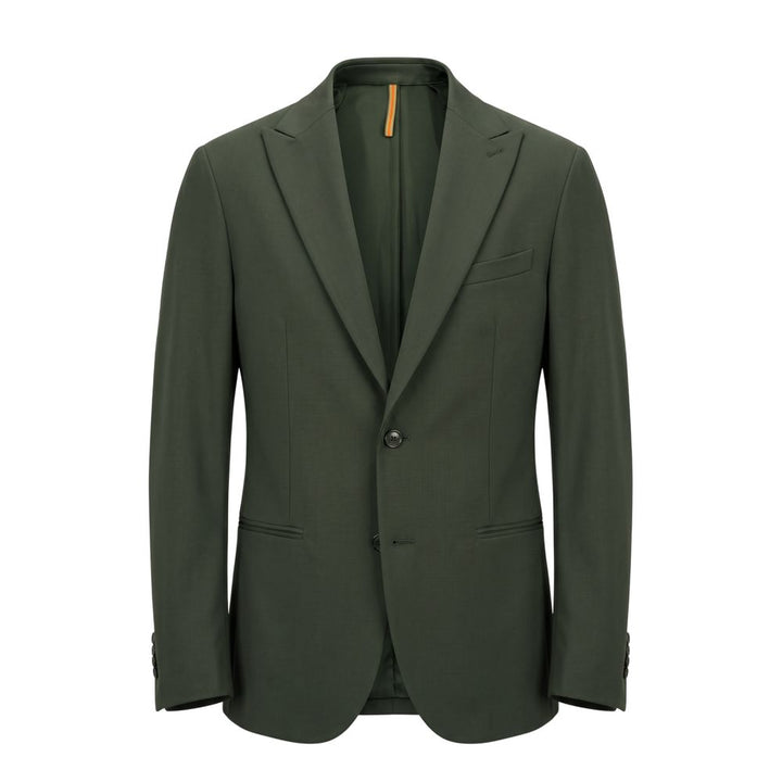 Roberto Pepe Luxury Green Viscose Men's Jacket