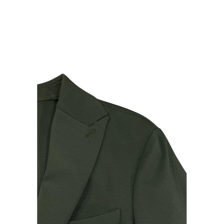 Roberto Pepe Luxury Green Viscose Men's Jacket