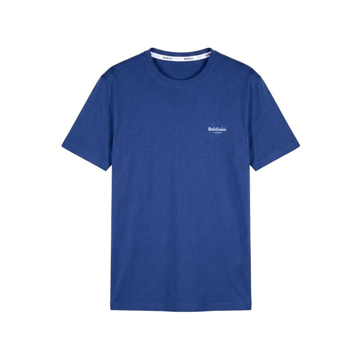 Baldinini Trend Blue Cotton Men T-Shirt