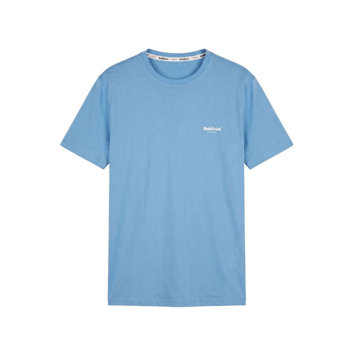 Baldinini Trend Light Blue Cotton Men T-Shirt