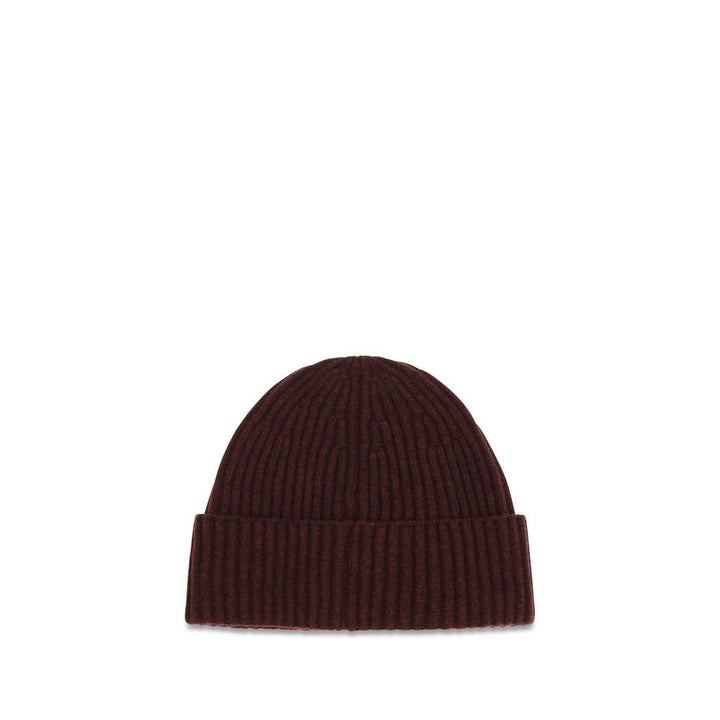 Brunello Cucinelli Bordeaux Cashmere Beanie