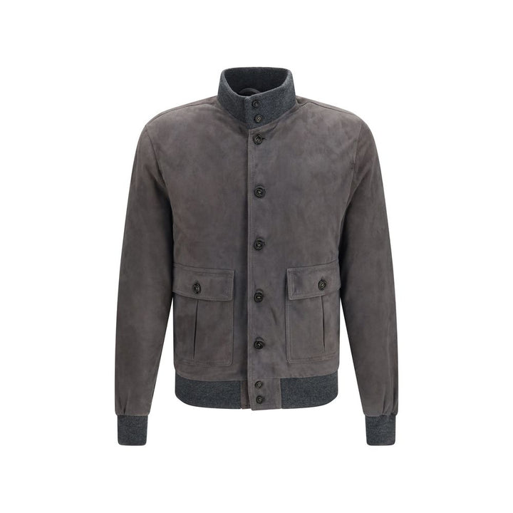 Valstar Brown Calf Leather Bos Taurus Bomber