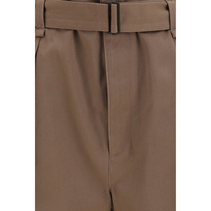 Lemaire Brown Polyester Casual Pants