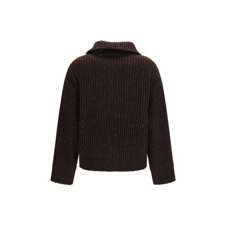 Brunello Cucinelli Brown Cashmere Sweatshirt
