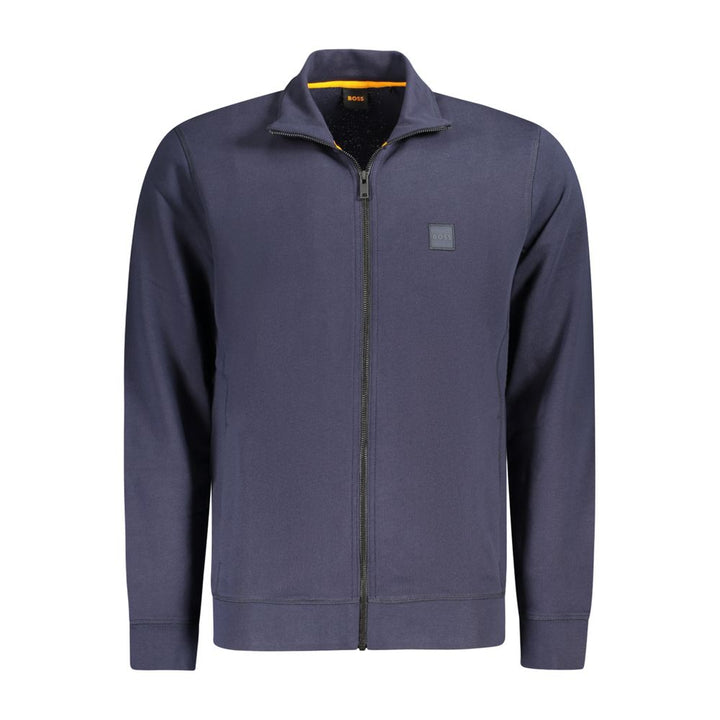 Hugo Boss Blue Cotton Men's Sweatshirt