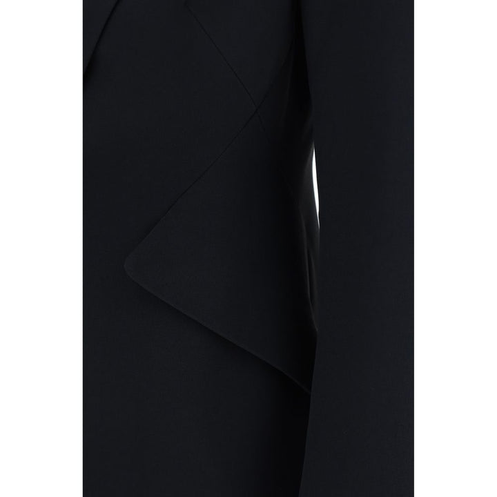 Alexander McQueen Black Acetate Blazer