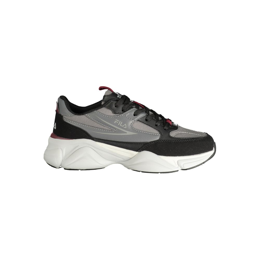 Fila Gray Polyurethane Women Sneaker