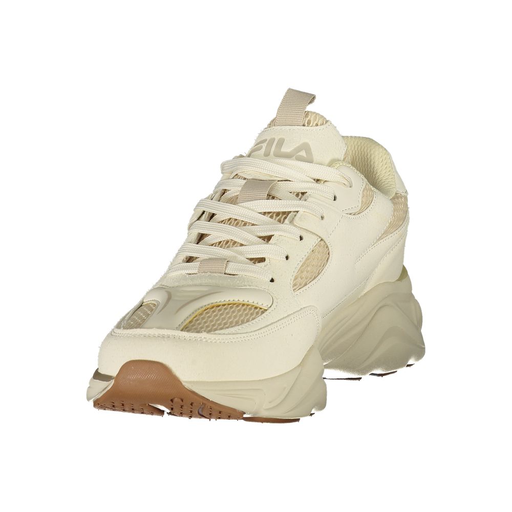 Fila White Polyester Men's Sneaker