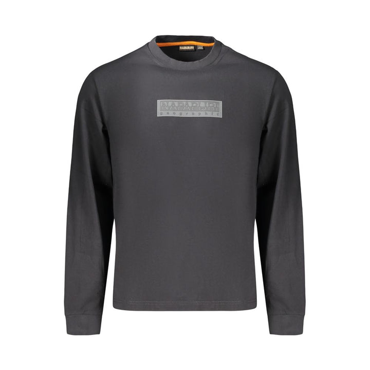 Napapijri Black Cotton Men's T-Shirt