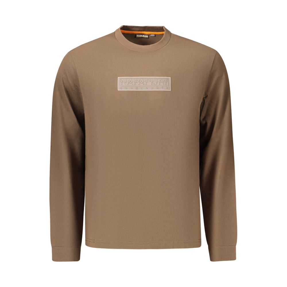 Napapijri Brown Cotton T-Shirt