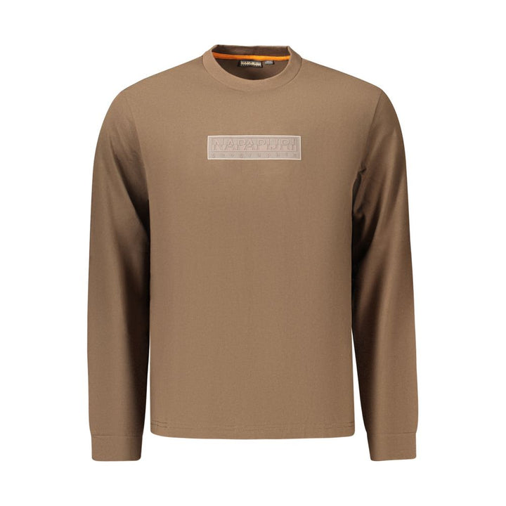 Napapijri Brown Cotton T-Shirt