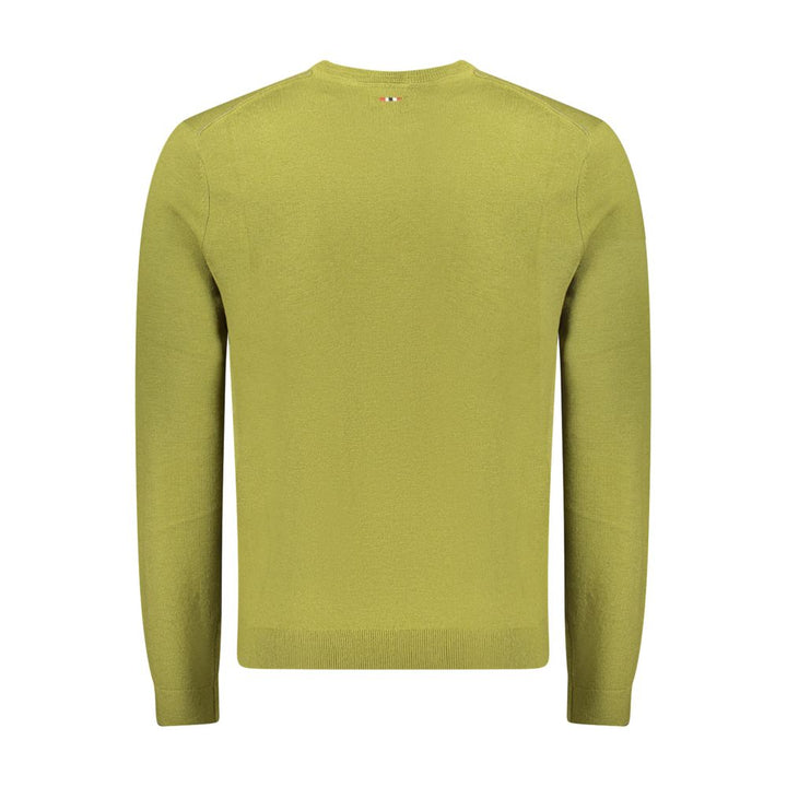 Napapijri Green Wool Sweatshirt