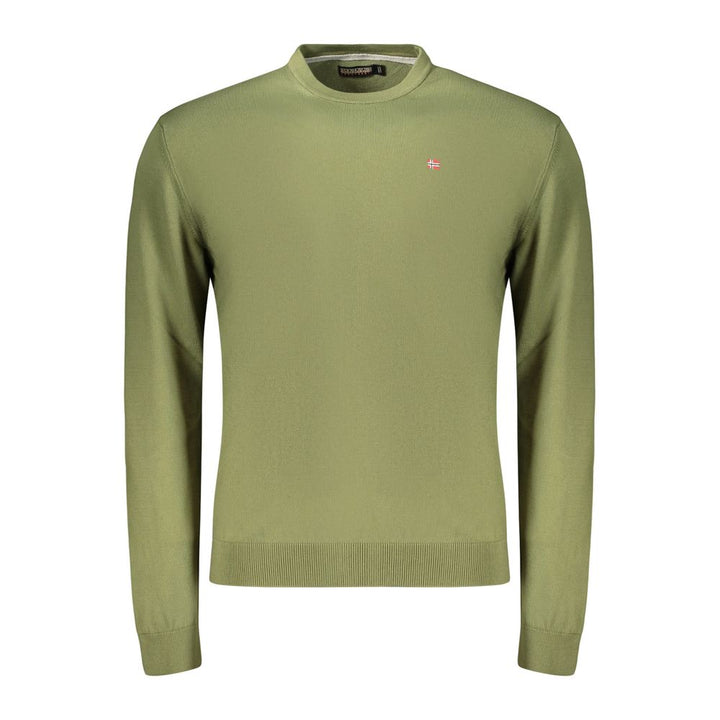 Napapijri Green Cotton Sweatshirt