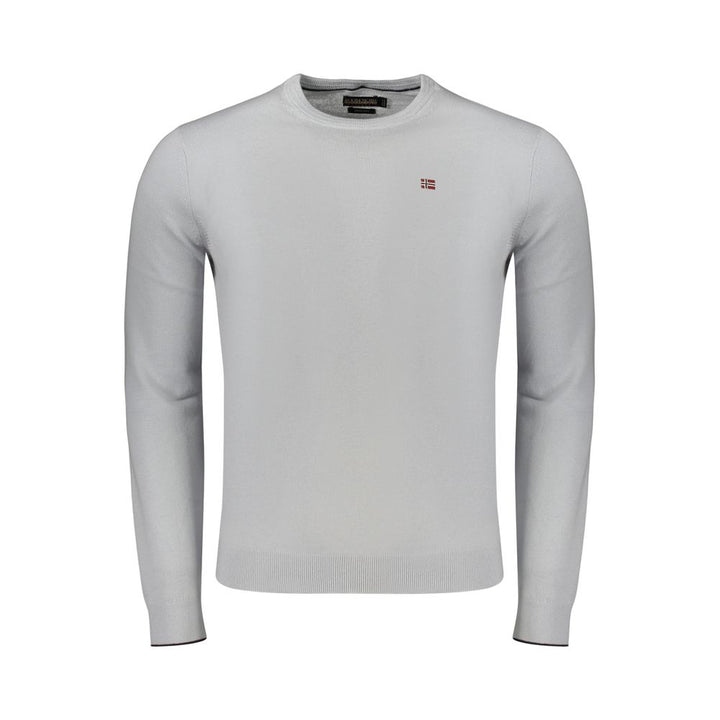 Napapijri Gray Wool Sweatshirt
