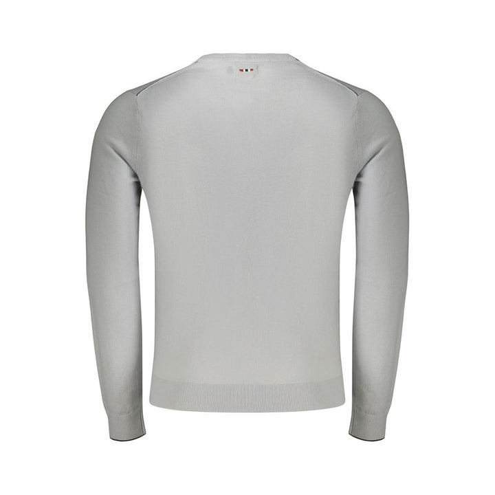 Napapijri Gray Wool Sweatshirt
