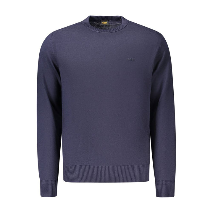 Hugo Boss Blue Wool Sweatshirt