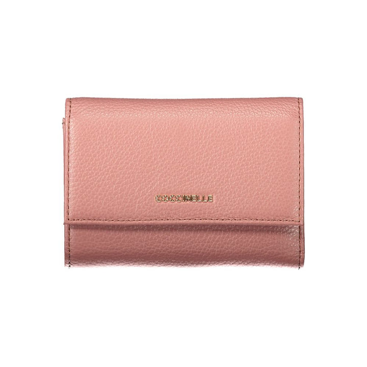Coccinelle Pink Leather Wallet