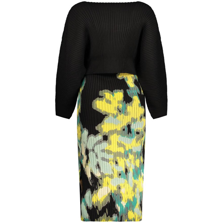 Desigual Black Polyester Casual Dress