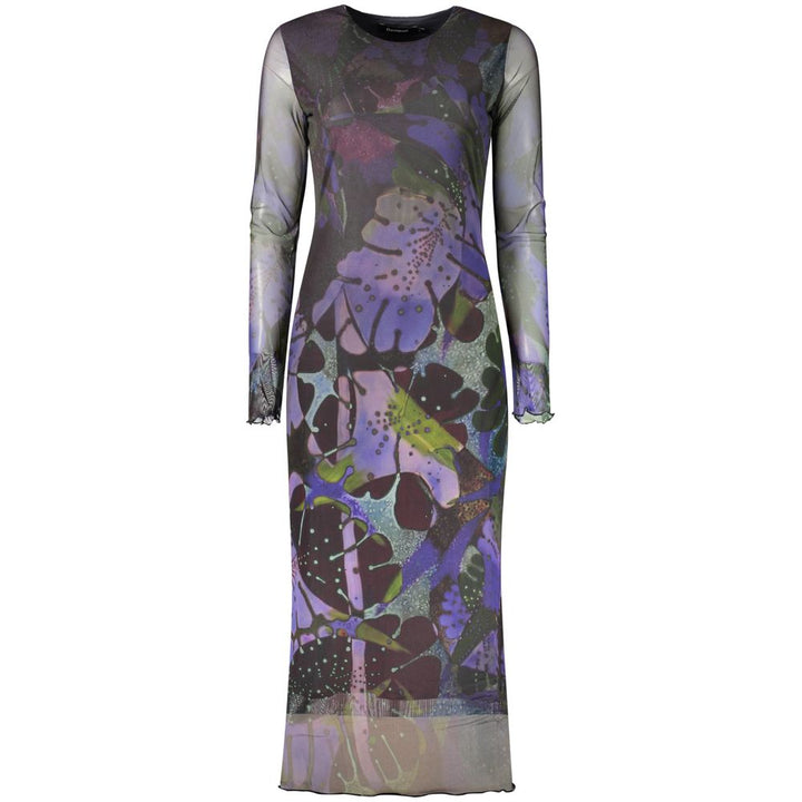 Desigual Purple Polyester Casual Dress