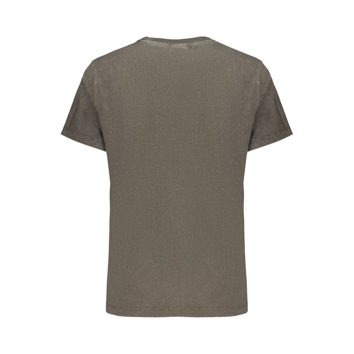 Desigual Gray Cotton T-Shirt