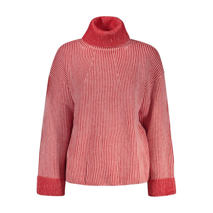 Desigual Red Wool Turtleneck
