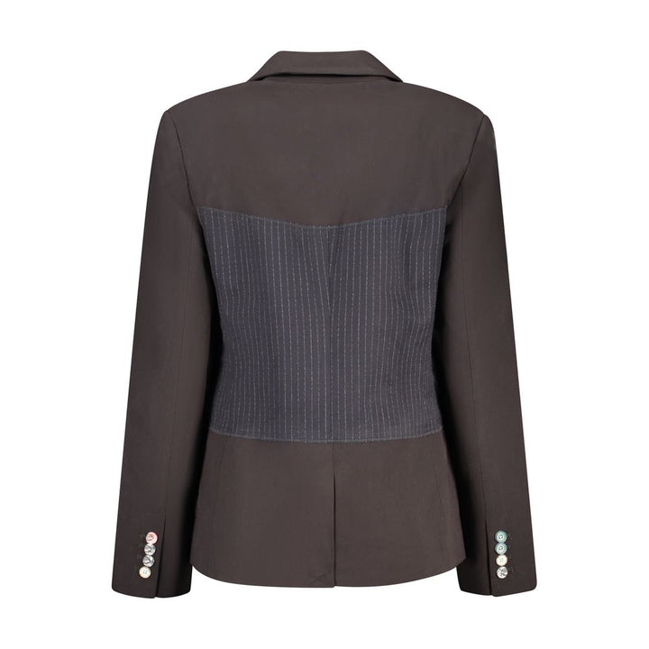 Desigual Black Polyester Blazer