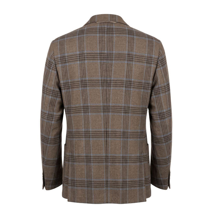 Roberto Pepe Luxury Brown Cotton Men Jacket