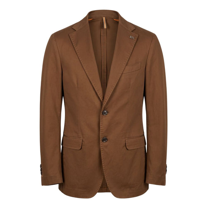 Roberto Pepe Luxury Brown Cotton Men's Jacket