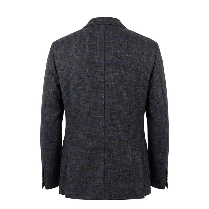 Roberto Pepe Luxury Blue Viscose Men Jacket