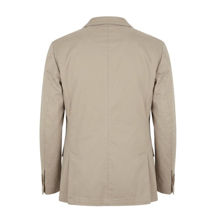 Roberto Pepe Luxury Beige Cotton Men's Jacket