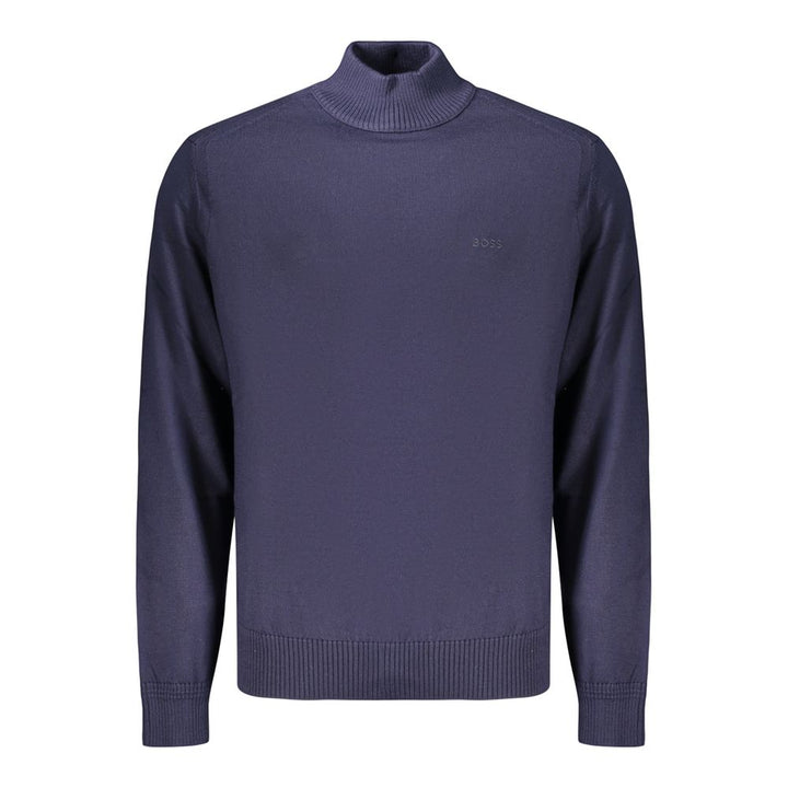 Hugo Boss Blue Wool Men's Sweater