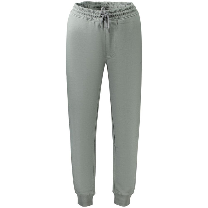 Hugo Boss Green Cotton Men's Trouser