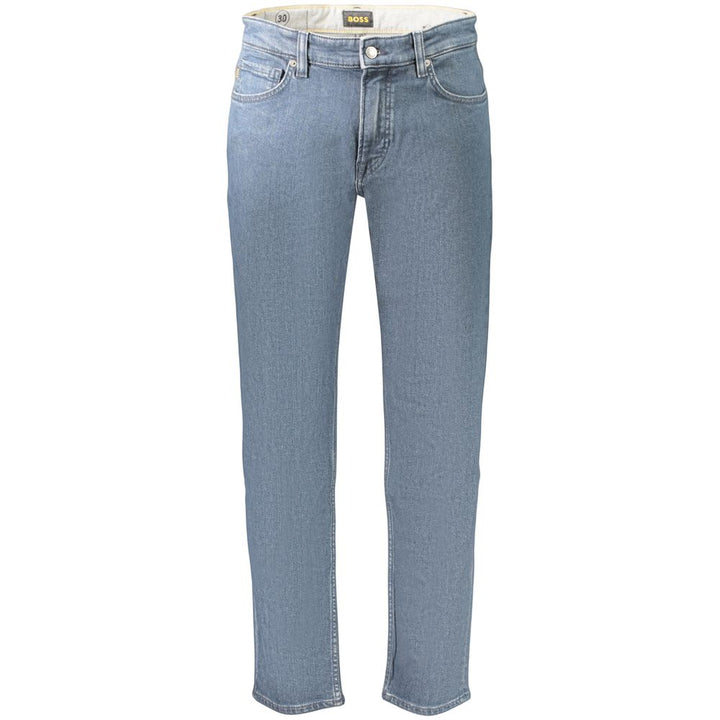 Hugo Boss Blue Cotton Men's Jeans