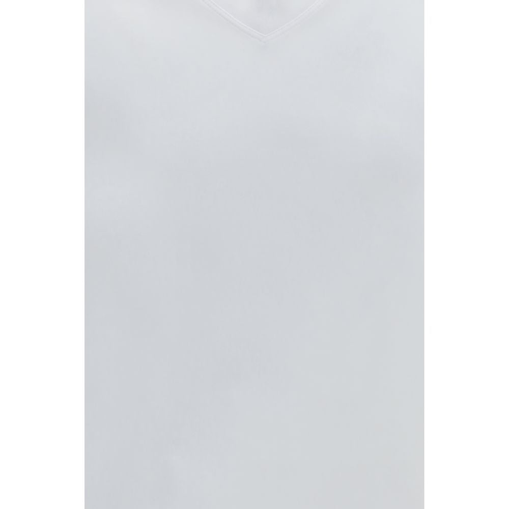 Brunello Cucinelli White Cotton T-Shirt