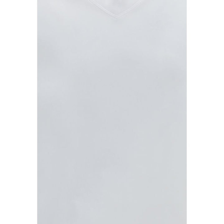 Brunello Cucinelli White Cotton T-Shirt