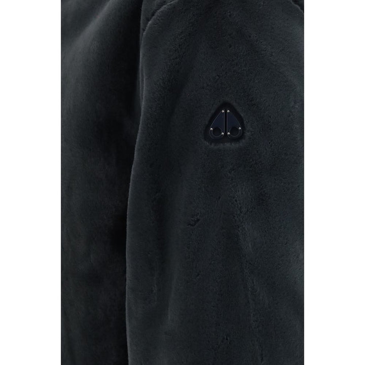 Moose Knuckles Gray Nylon Shell Jacket