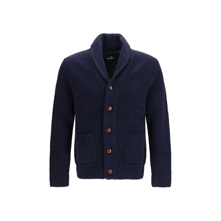 Barbour Blue Wool Oves Aries Cardigan