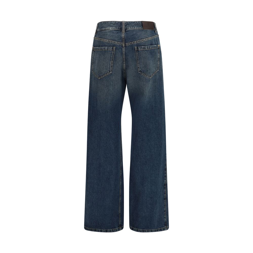 Brunello Cucinelli Blue Cotton Jeans Denim