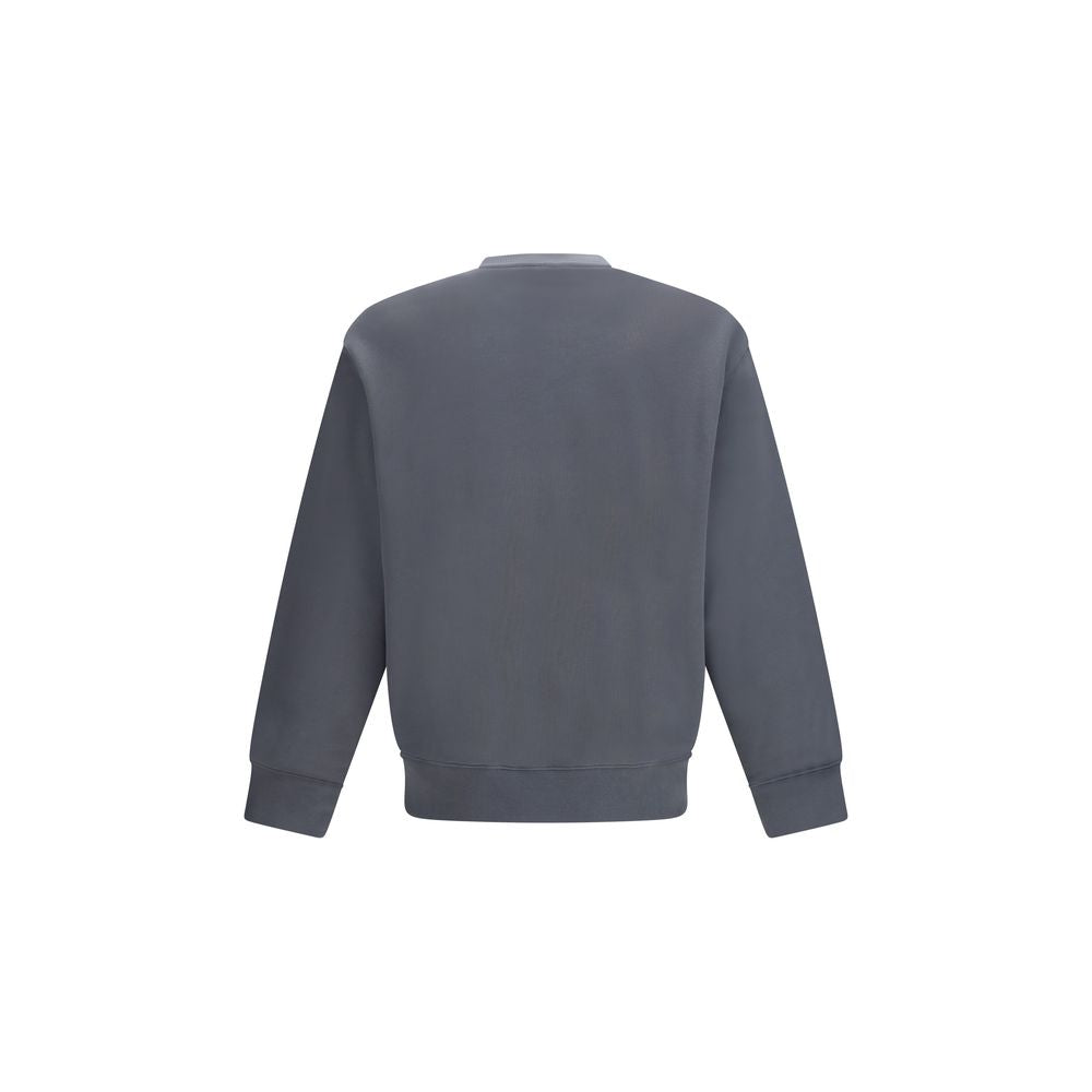 Maison Kitsuné Gray Organic Cotton Sweatshirt